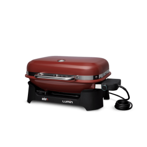 Weber® LUMIN Elgrill Stativ med sidobord Crimson Red